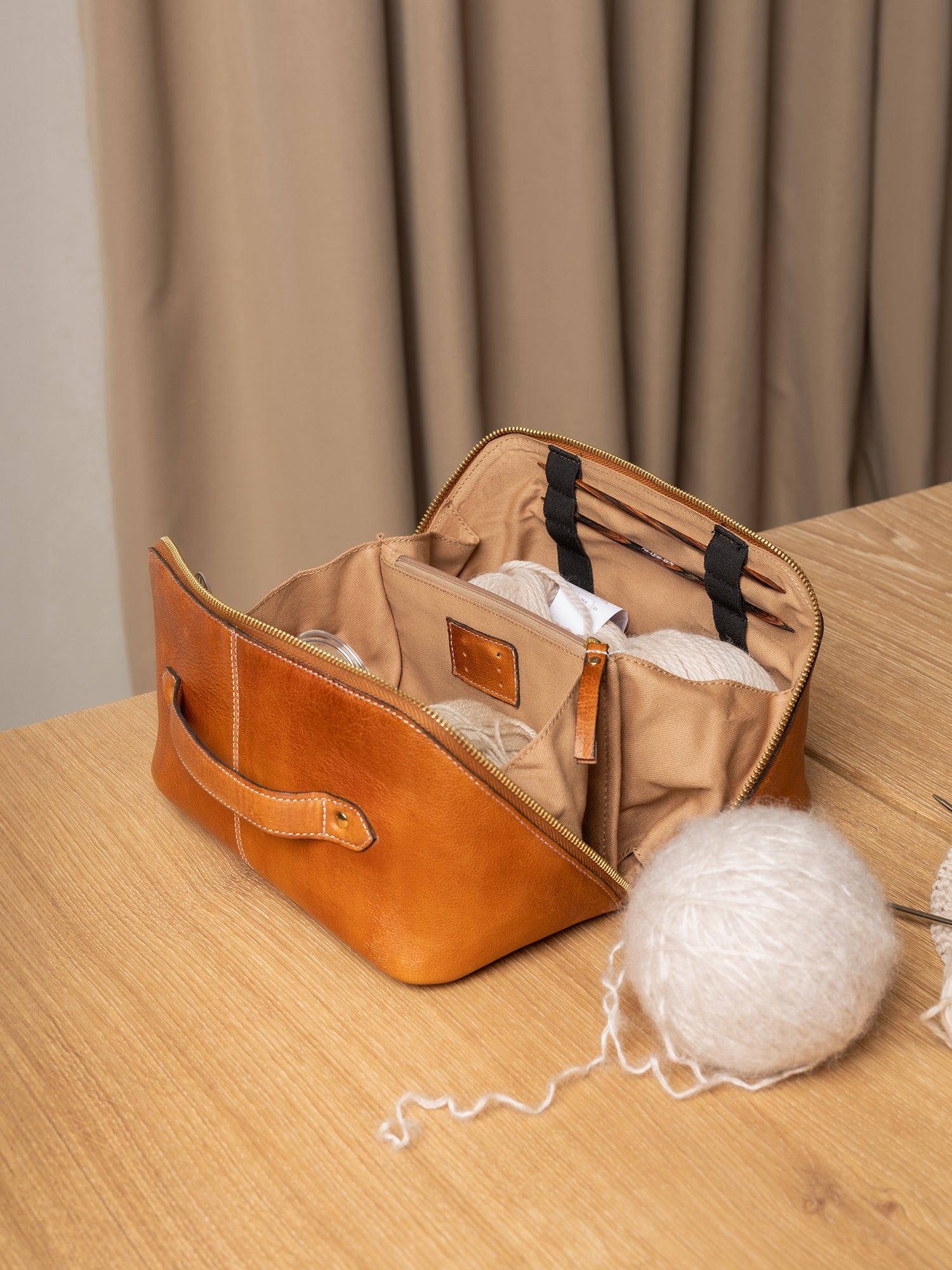 PROJECT Project 9 Organizer Burned Tan/Gold