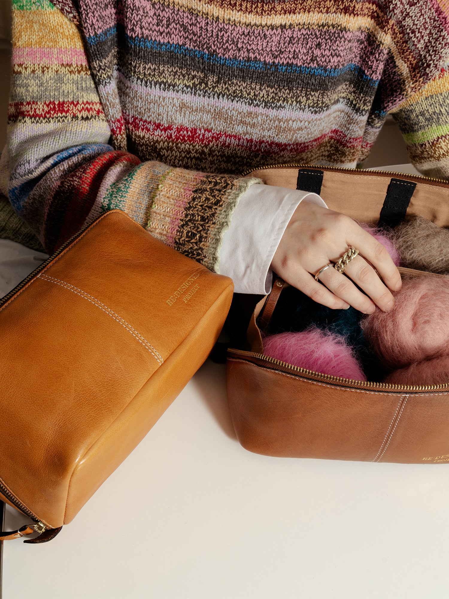 PROJECT Project 9 Organizer Walnut/Gold