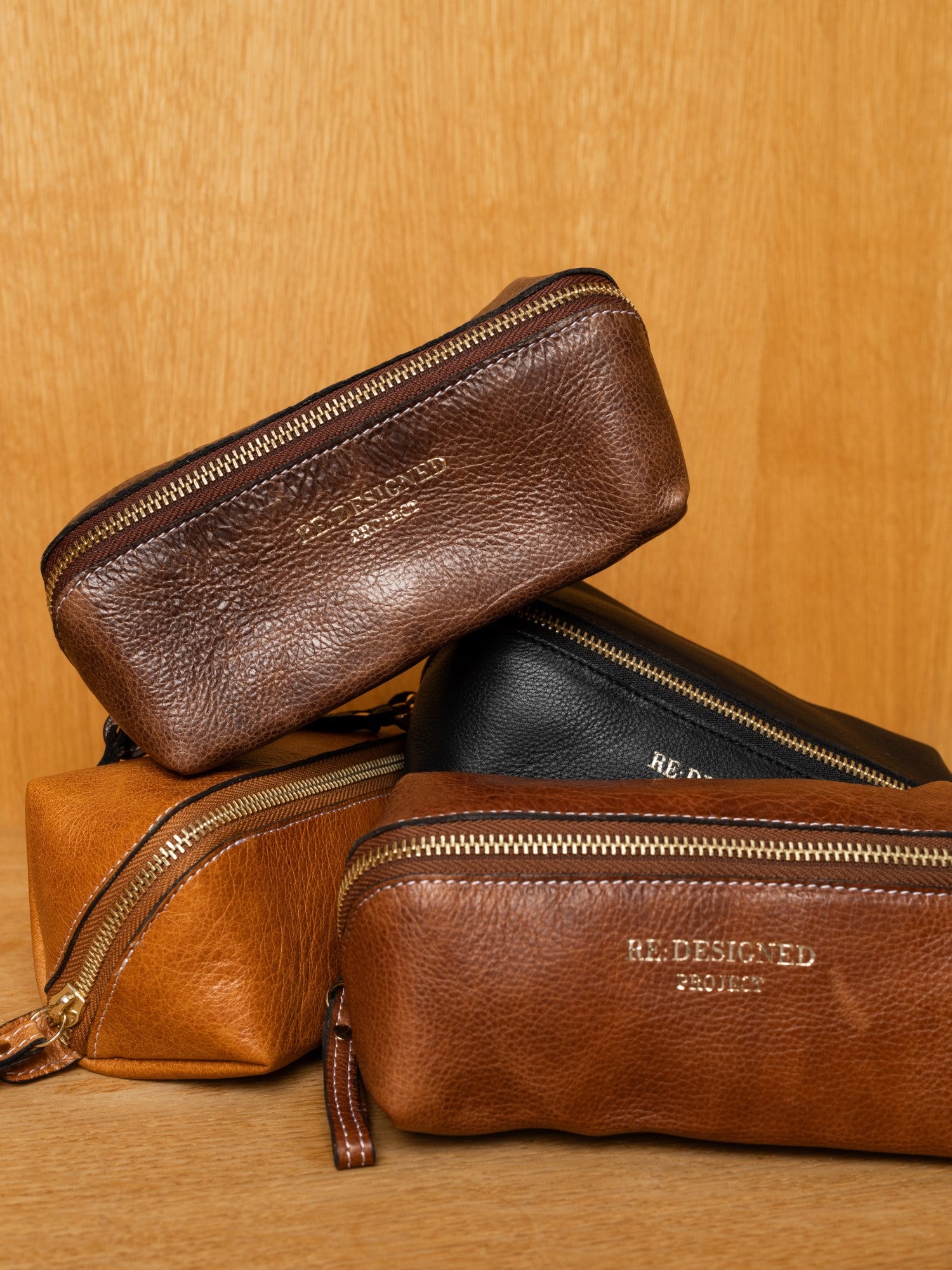 PROJECT Project 36 Organizing Pouches Walnut/Gold