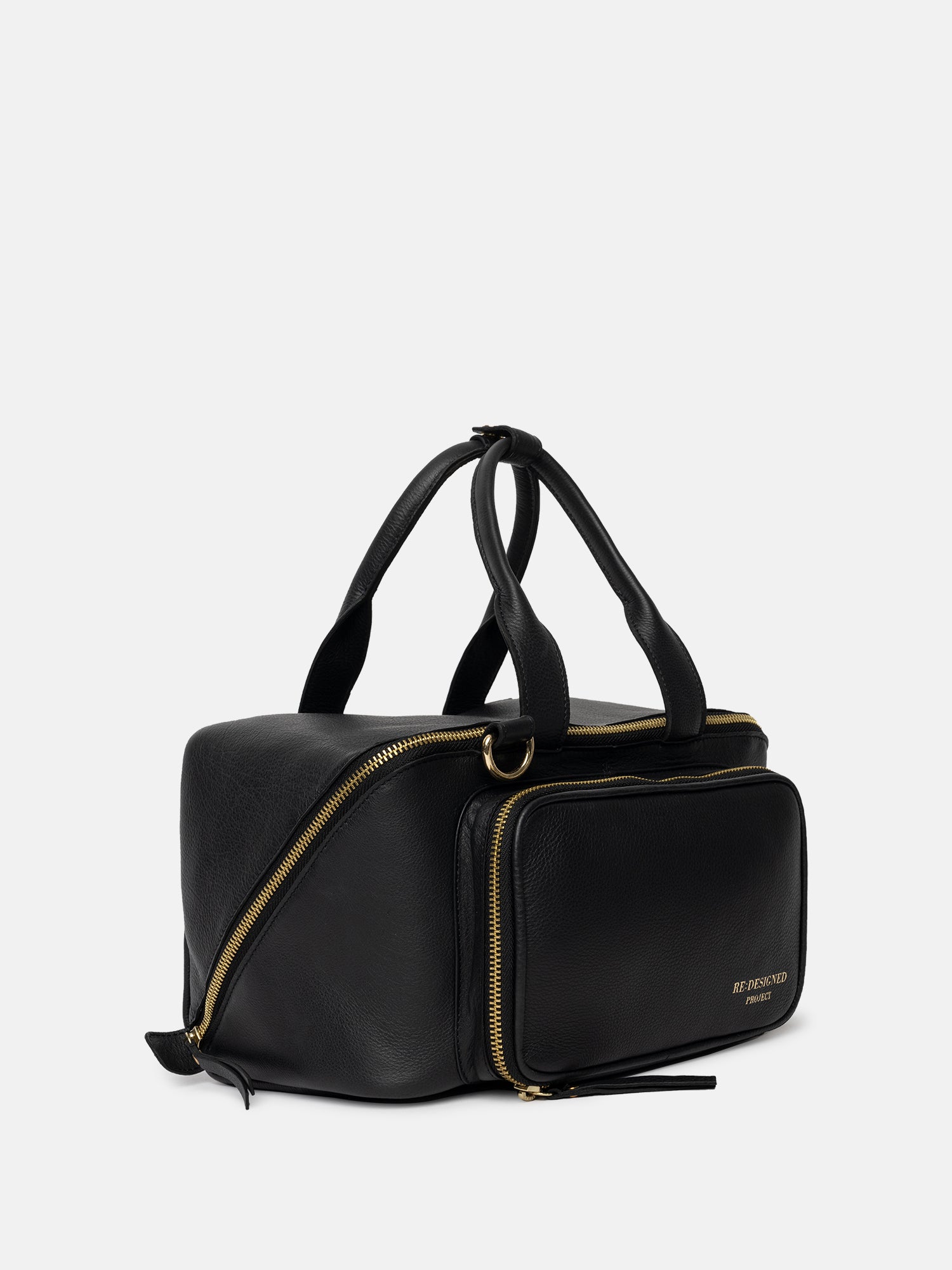 新品未使用 BETTER THAN GOOD PADDED ROUND BAG Project 39 - Black/Gold – RE:DESIGNED PROJECT