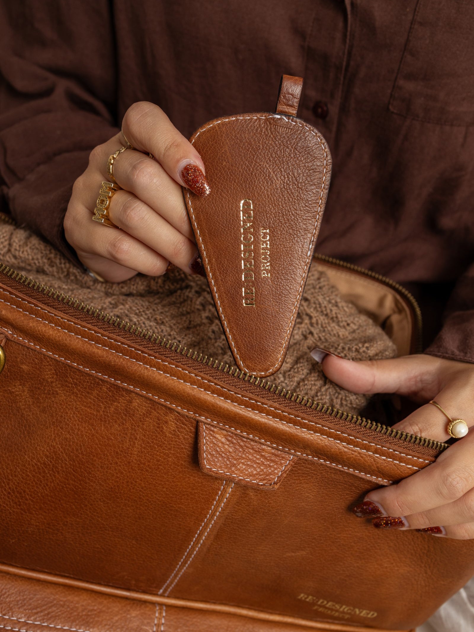 PROJECT Project 63 Organizing Pouches Walnut