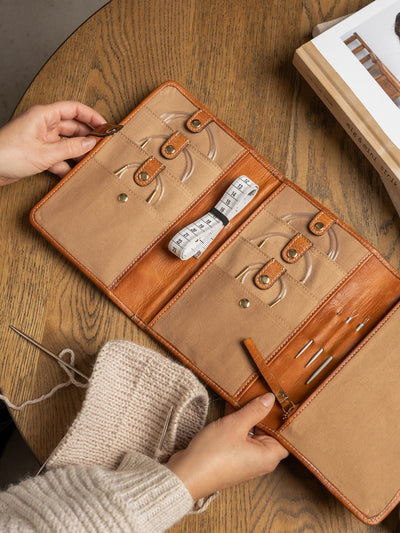 PROJECT Project 7 Needle Case Burned Tan/Gold