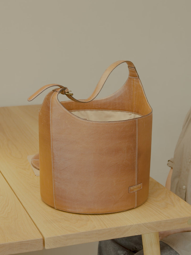 PROJECT Lid for P027 Bucket Burned Tan