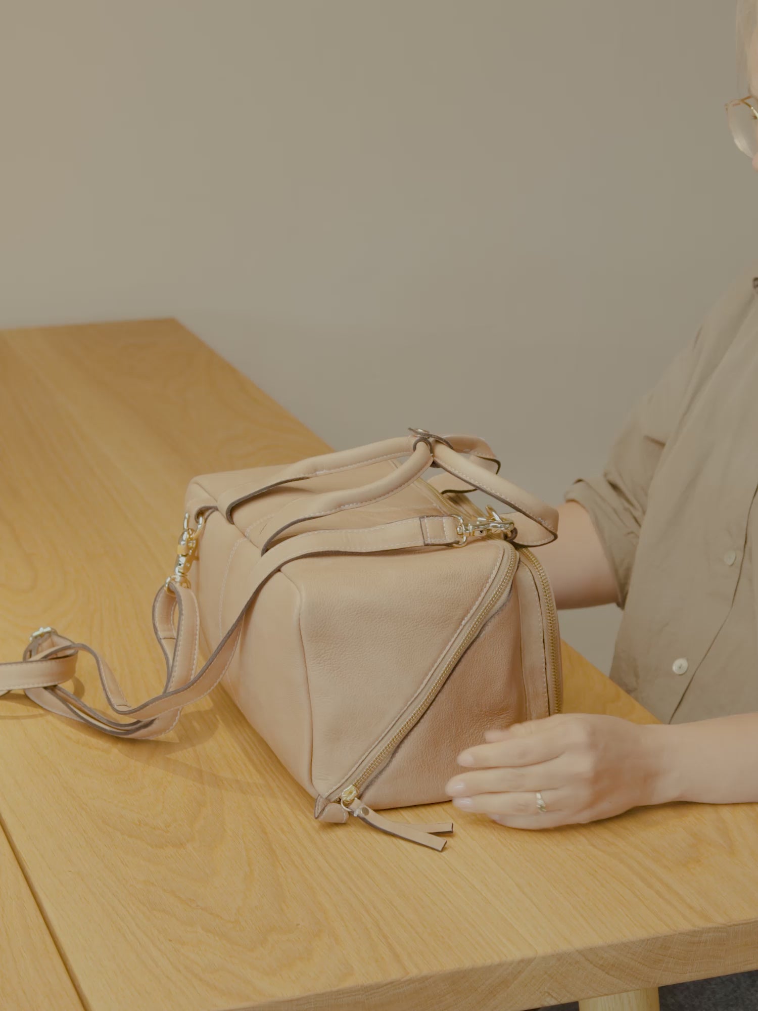 PROJECT Project 39 Organizer Burned Tan/Gold